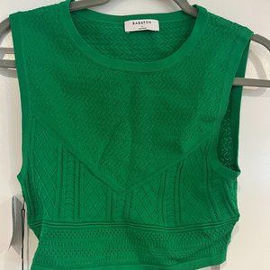 BRAND NEW! never worn Green Babaton croptop!